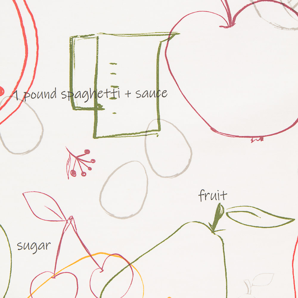 Loneta Estampada Receitas Verduras - Ribes y Casals