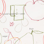 Loneta Estampada Receitas Verduras - Ribes y Casals