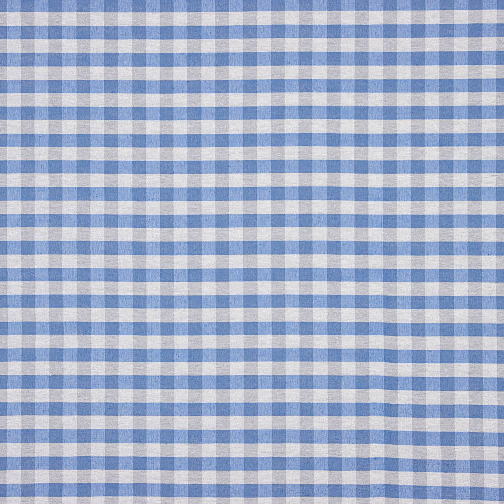 Loneta Cuadros Manacor Gris-Royal - Ribes y Casals