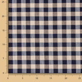 Loneta Cuadros Manacor Marino-Turrón - Ribes y Casals