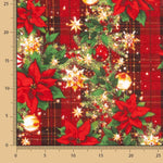 Retal Loneta Navidad Mix Rojo 30x280 cm - Ribes y Casals