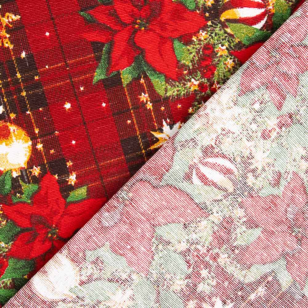 Retal Loneta Navidad Mix Rojo 30x280 cm - Ribes y Casals