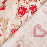 Loneta Xadrez Madeira Natal - Ribes y Casals