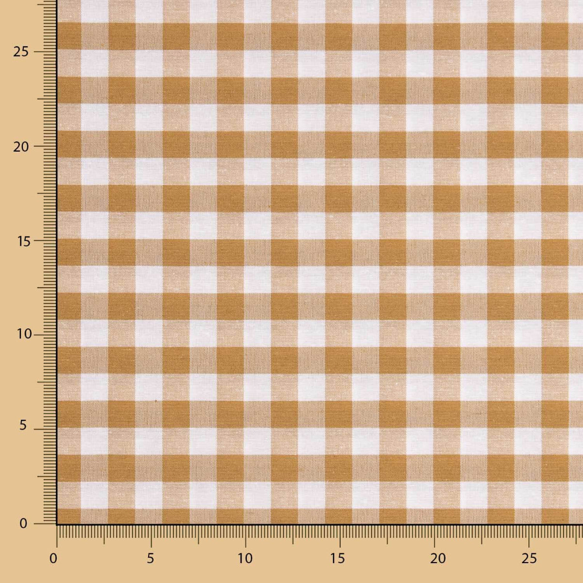 Loneta Xadrez Maxi Marrom - Ribes y Casals