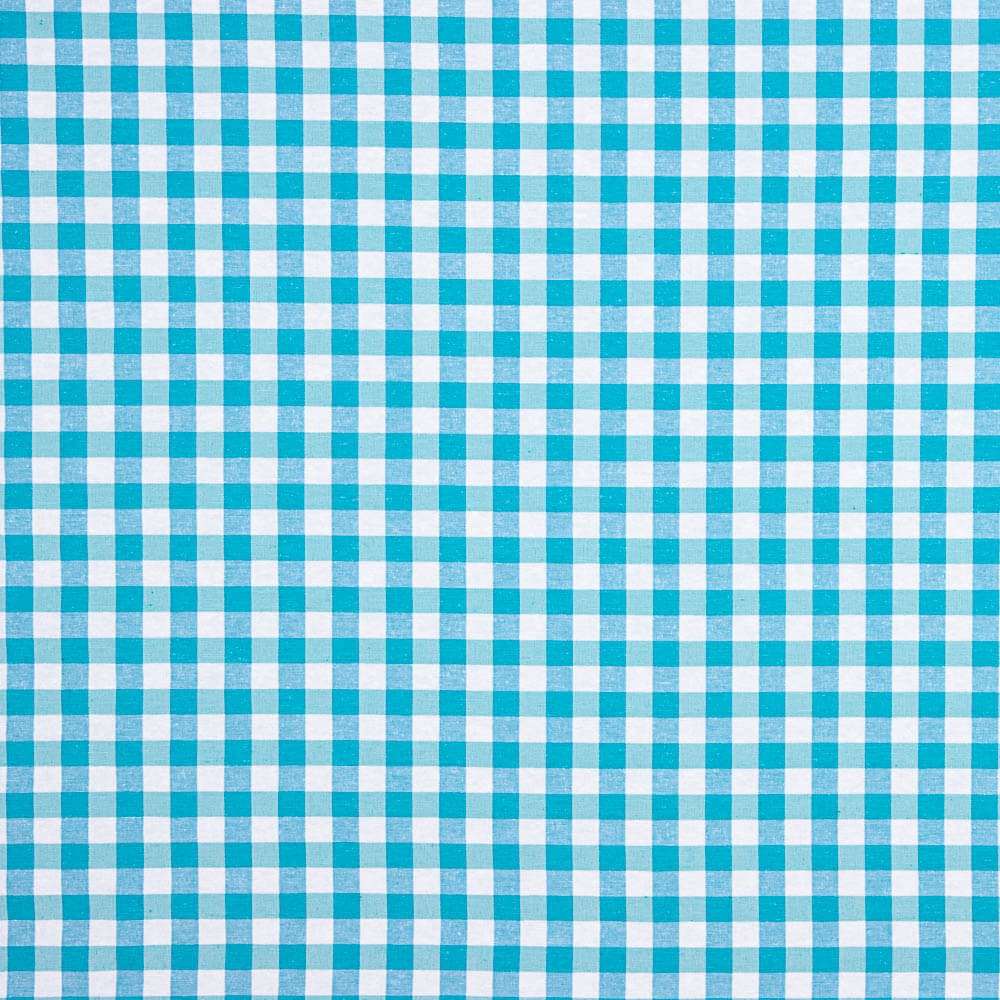 Loneta Xadrez Maxi Turquesa - Ribes y Casals