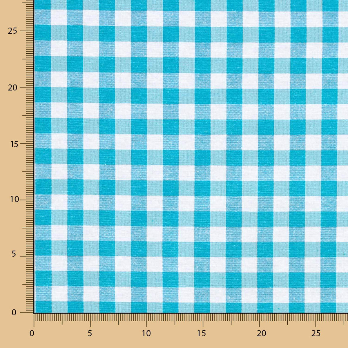 Loneta Xadrez Maxi Turquesa - Ribes y Casals