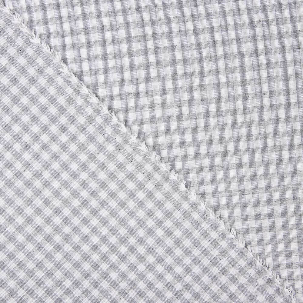 Loneta Xadrez Mini Cinza - Ribes y Casals