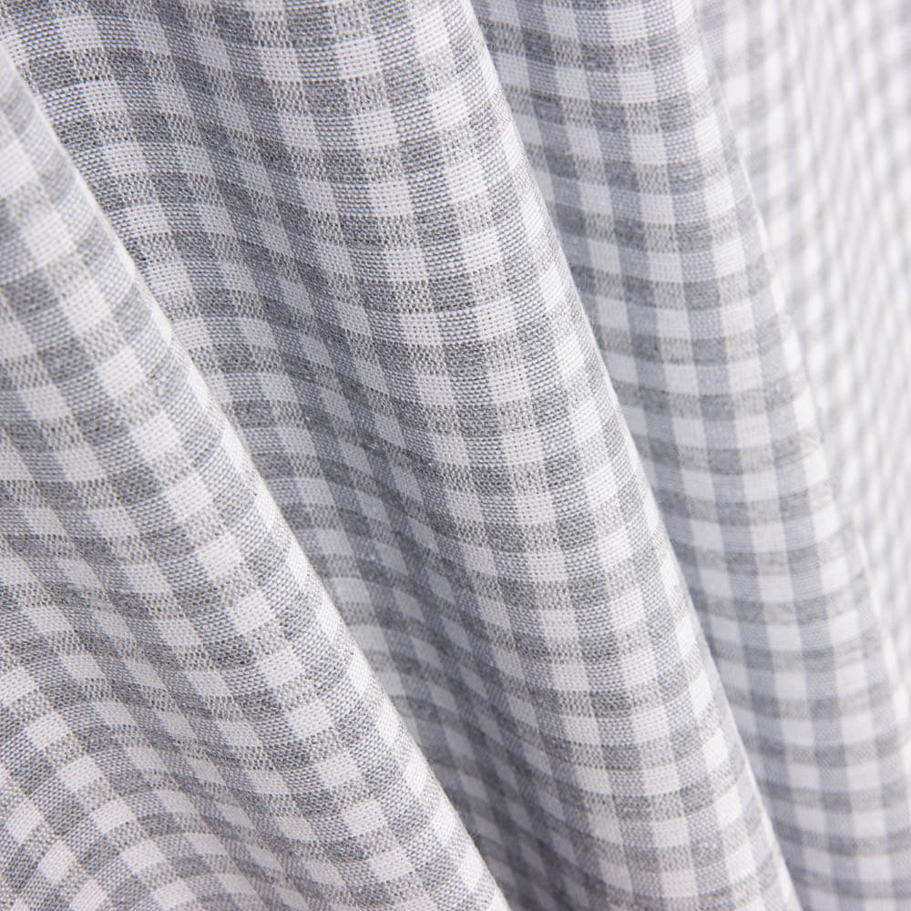 Loneta Xadrez Mini Cinza - Ribes y Casals