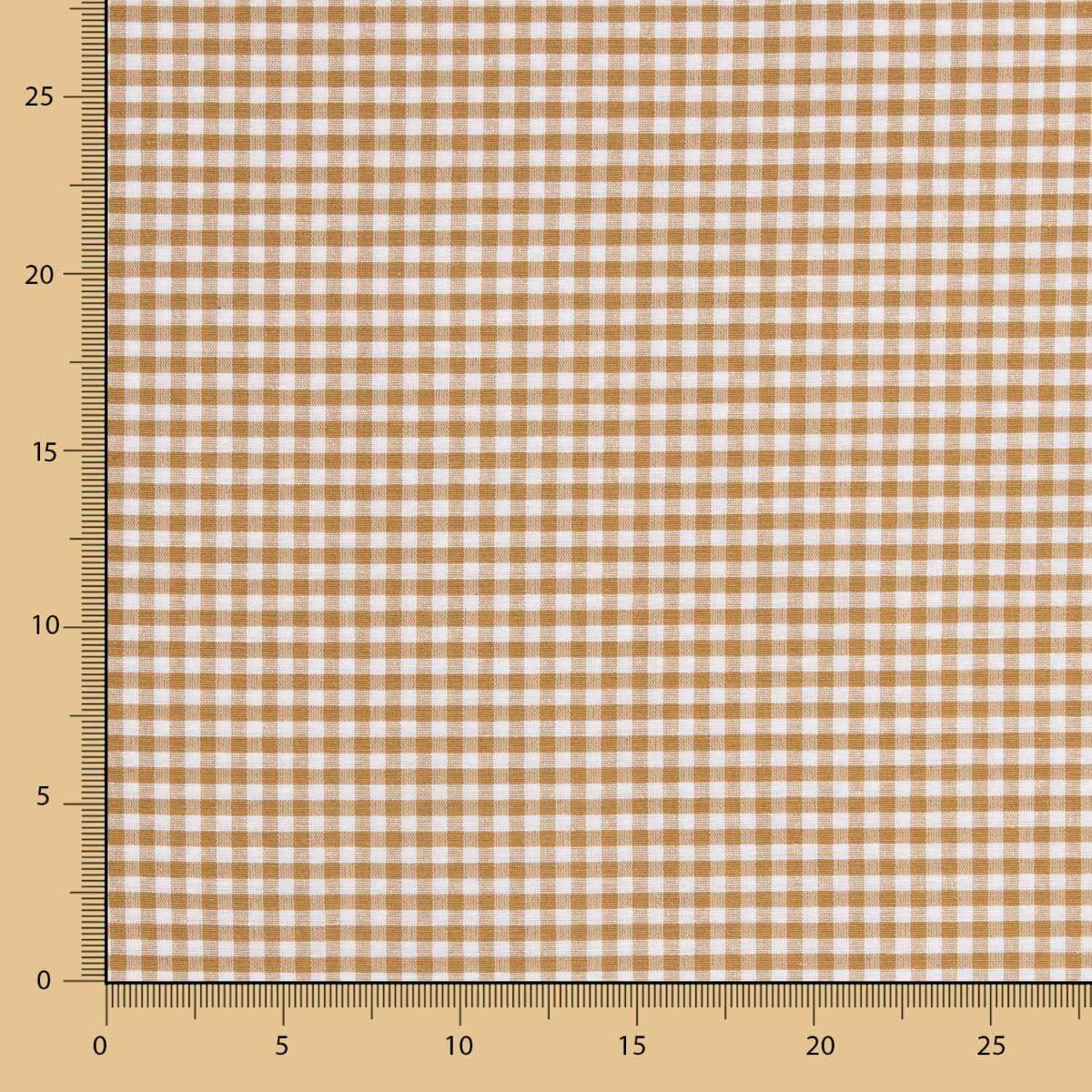 Loneta Xadrez Mini Marrom - Ribes y Casals