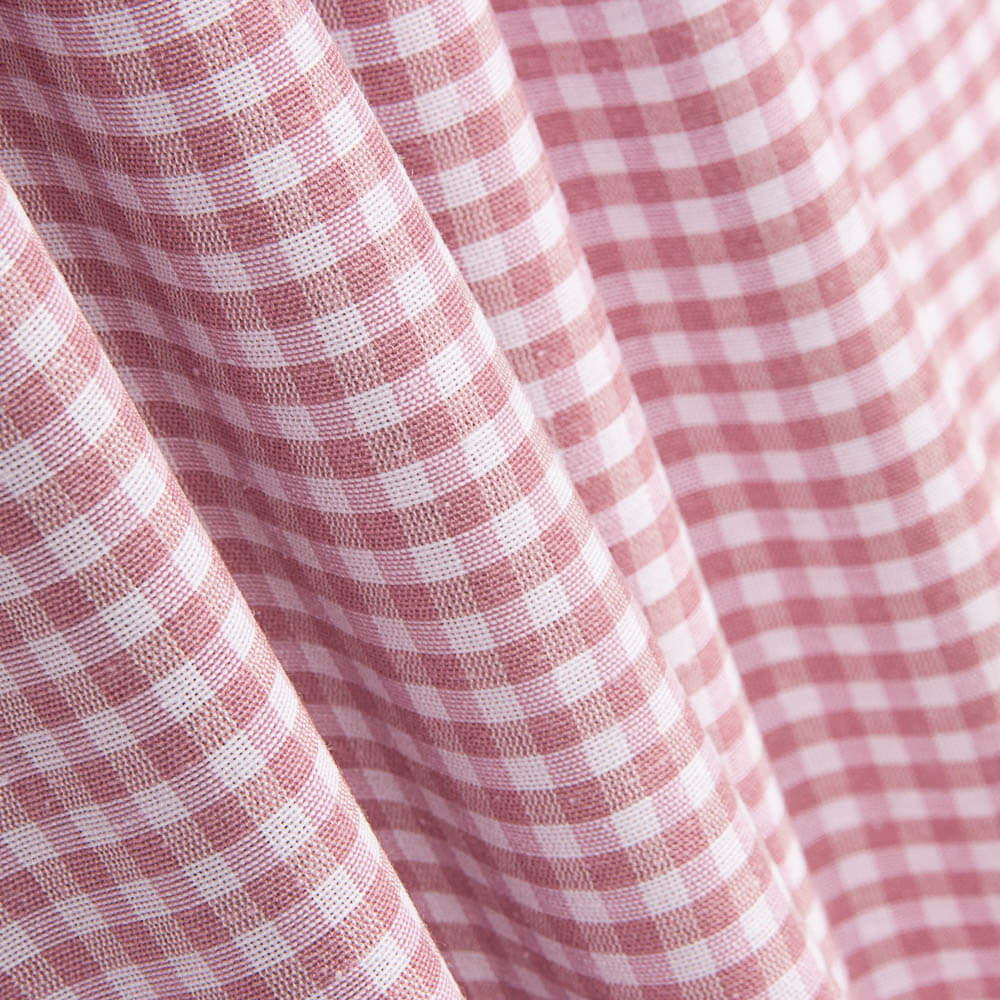 Loneta Xadrez Mini Rosa - Ribes y Casals