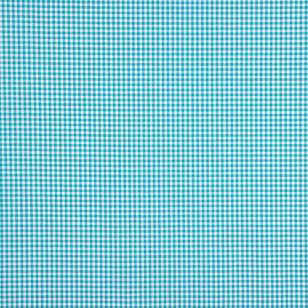 Loneta Xadrez Mini Turquesa - Ribes y Casals