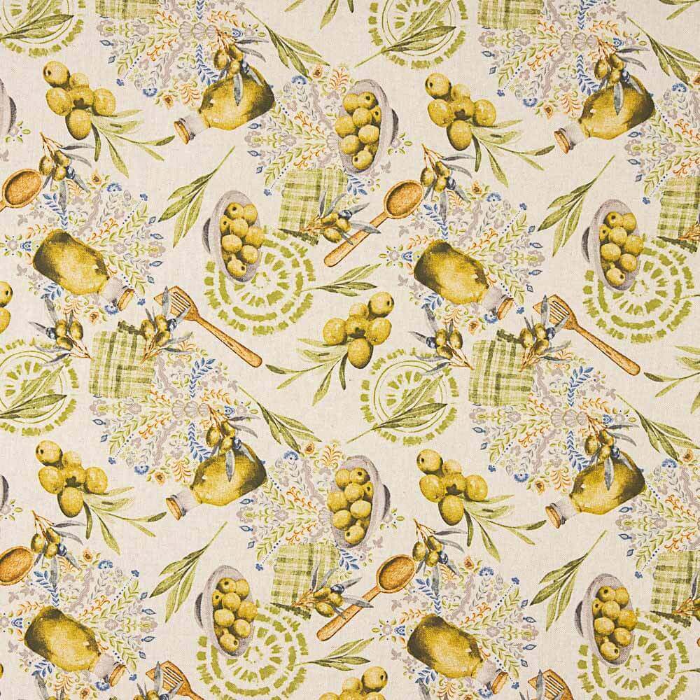 Loneta Estampada Aceitunas - Ribes y Casals
