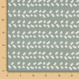 Tela Estampada Algodão Geométrico Porcelanato - Ribes y Casals