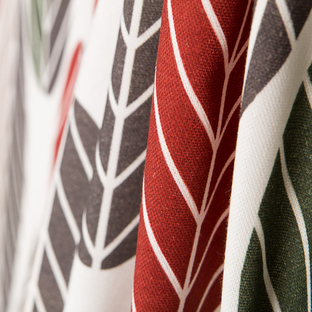 Loneta Estampada Algodón Hojas Palma - Ribes y Casals