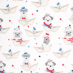 Lona Estampada Barco De Papel - Ribes y Casals