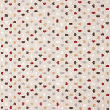 Loneta Estampada Corações Rústico - Ribes y Casals
