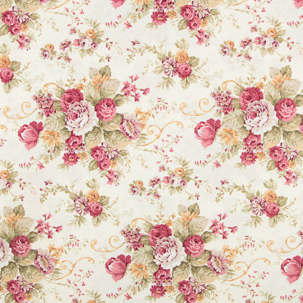 Loneta Estampada Cretonne Areia - Ribes y Casals