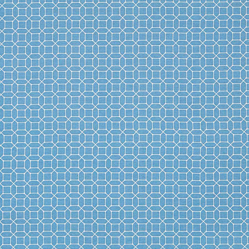 Lona Estampada Geométrica Denim - Ribes y Casals