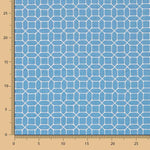 Lona Estampada Geométrica Denim - Ribes y Casals