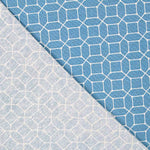 Lona Estampada Geométrica Denim - Ribes y Casals