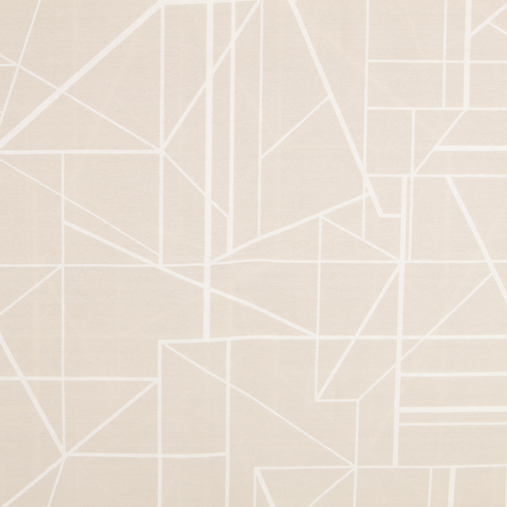 Lona Estampada Hipotenusa Bege - Ribes y Casals