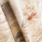 Loneta Estampada Folhas Bege - Ribes y Casals