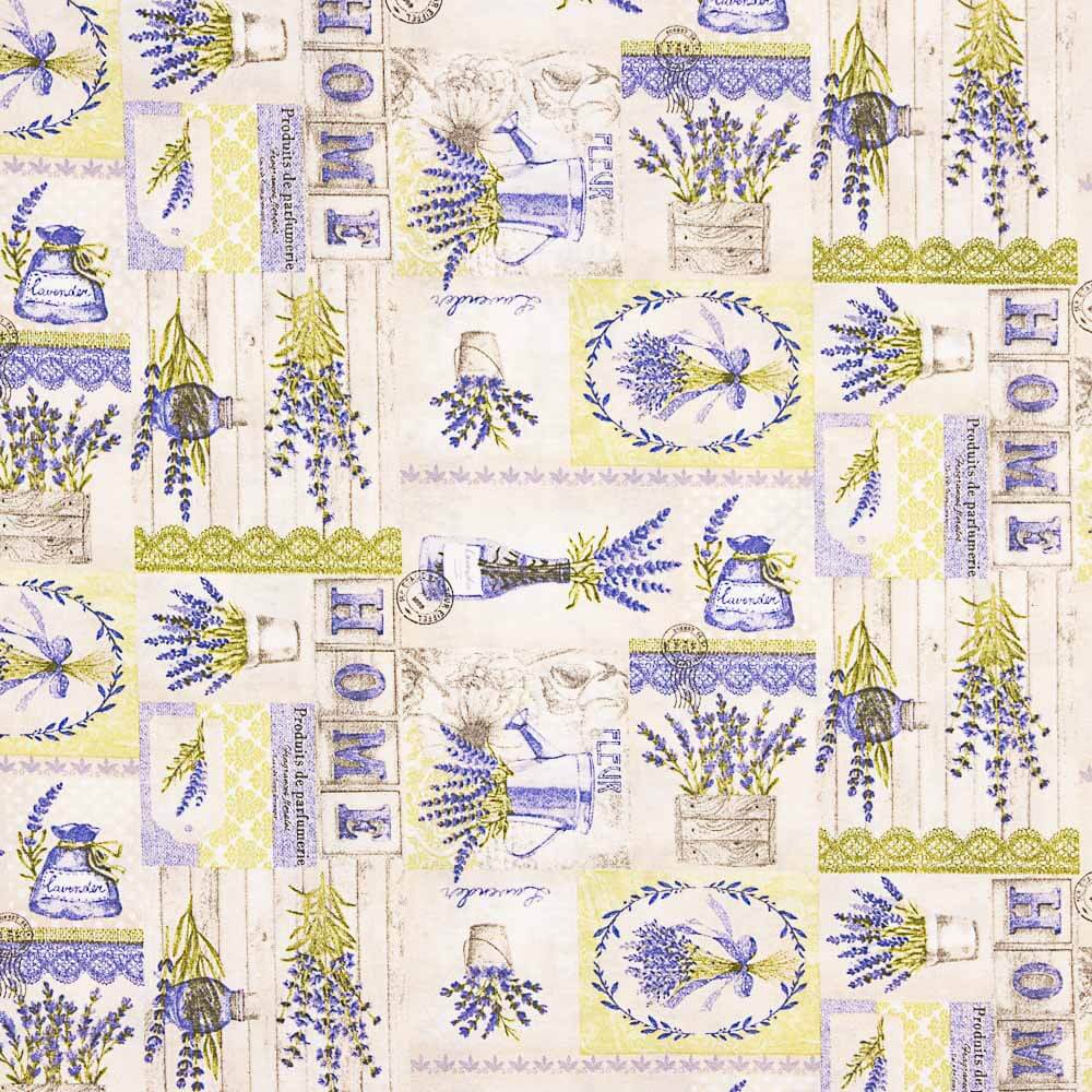 Lona Estampada Lavender Grass - Ribes y Casals