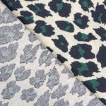 Loneta Estampada Leopardo Verde - Ribes y Casals