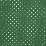 Loneta Estampada Bolinhas Fundo Verde - Ribes y Casals