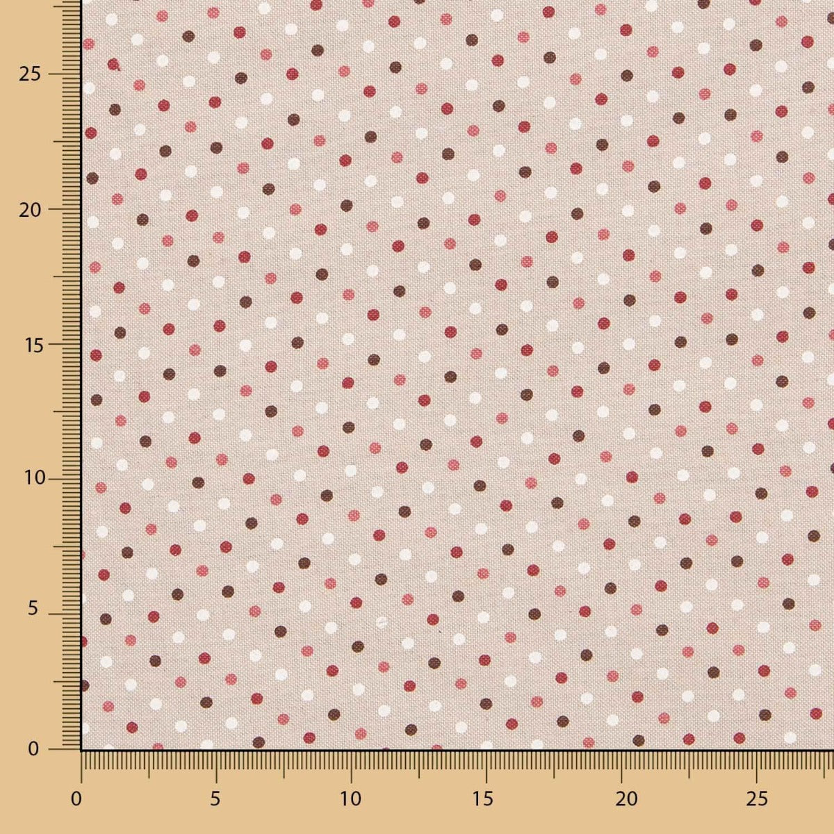 Loneta Estampada Bolinhas Rústico - Ribes y Casals