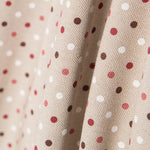 Loneta Estampada Bolinhas Rústico - Ribes y Casals