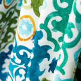 Loneta Estampada Maori Verde - Ribes y Casals