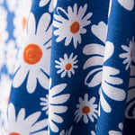 Loneta Estampada Margaridas Azul - Ribes y Casals