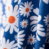 Loneta Estampada Margaridas Azul - Ribes y Casals