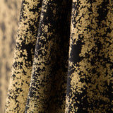 Loneta Estampada Preta Dourado - Ribes y Casals