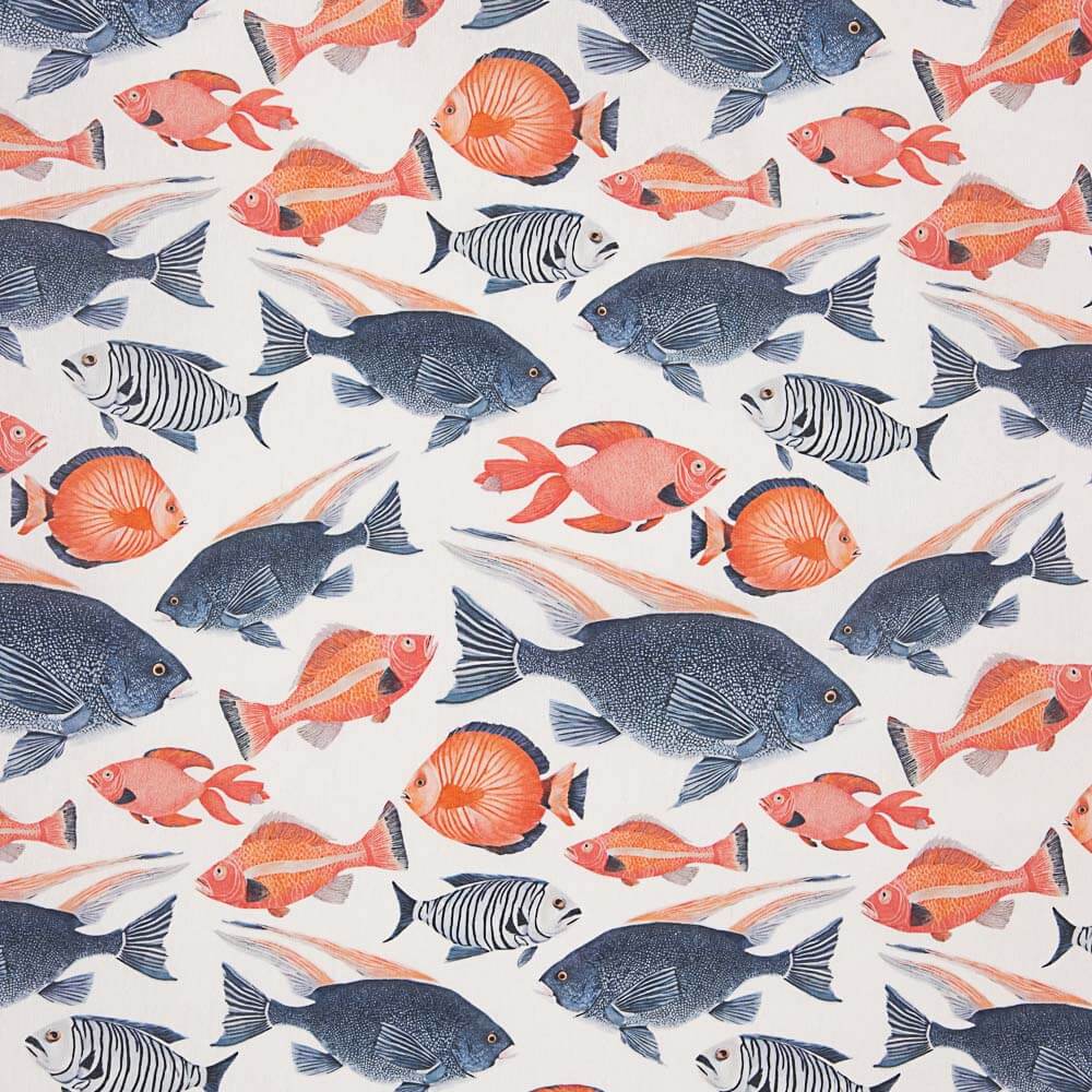 Loneta Estampada Peces Colores - Ribes y Casals