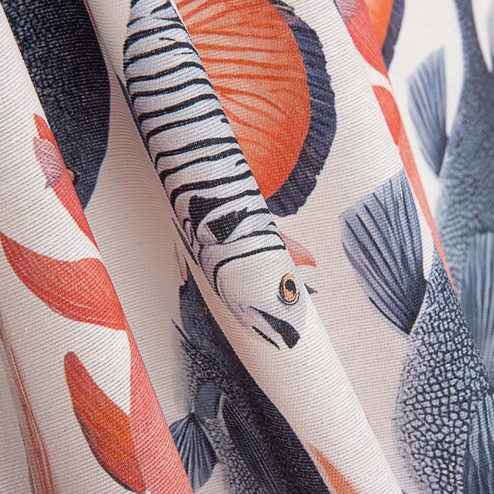 Loneta Estampada Peces Colores - Ribes y Casals