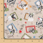 Loneta Estampada Puppies Love - Ribes y Casals