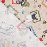 Loneta Estampada Puppies Love - Ribes y Casals