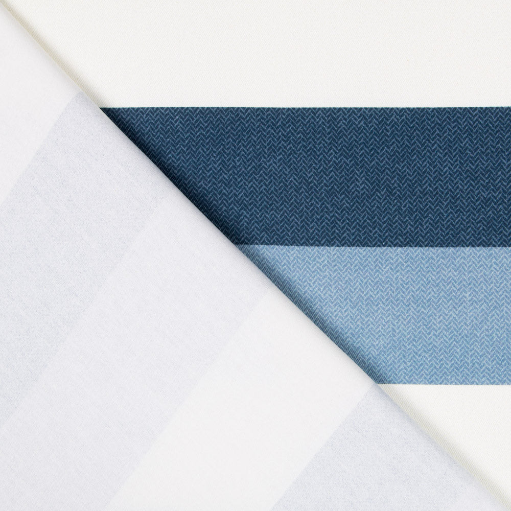 Lona Estampada Listras Azul - Ribes y Casals