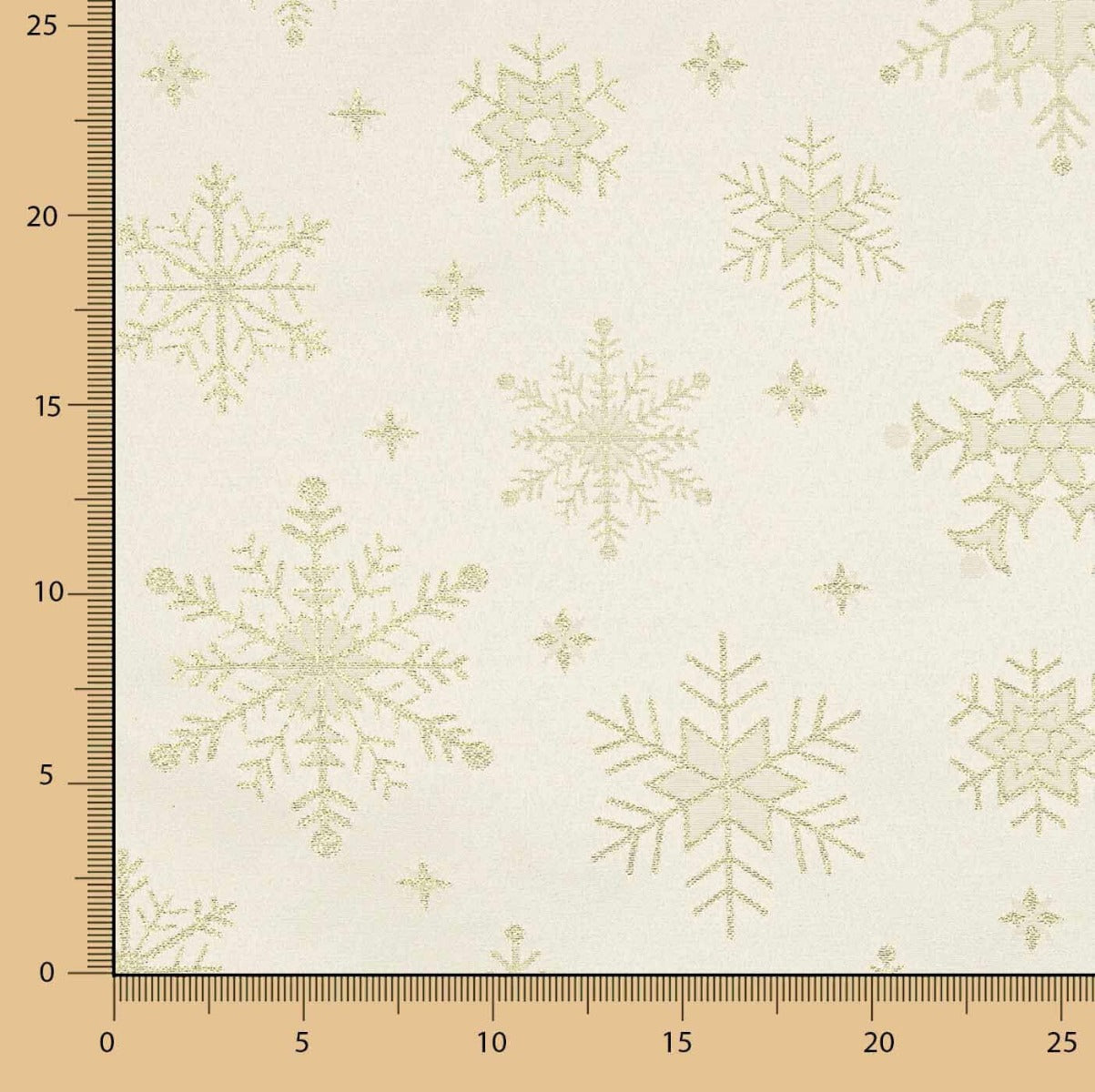 Loneta Estrela Polar Lurex Dourado - Ribes y Casals