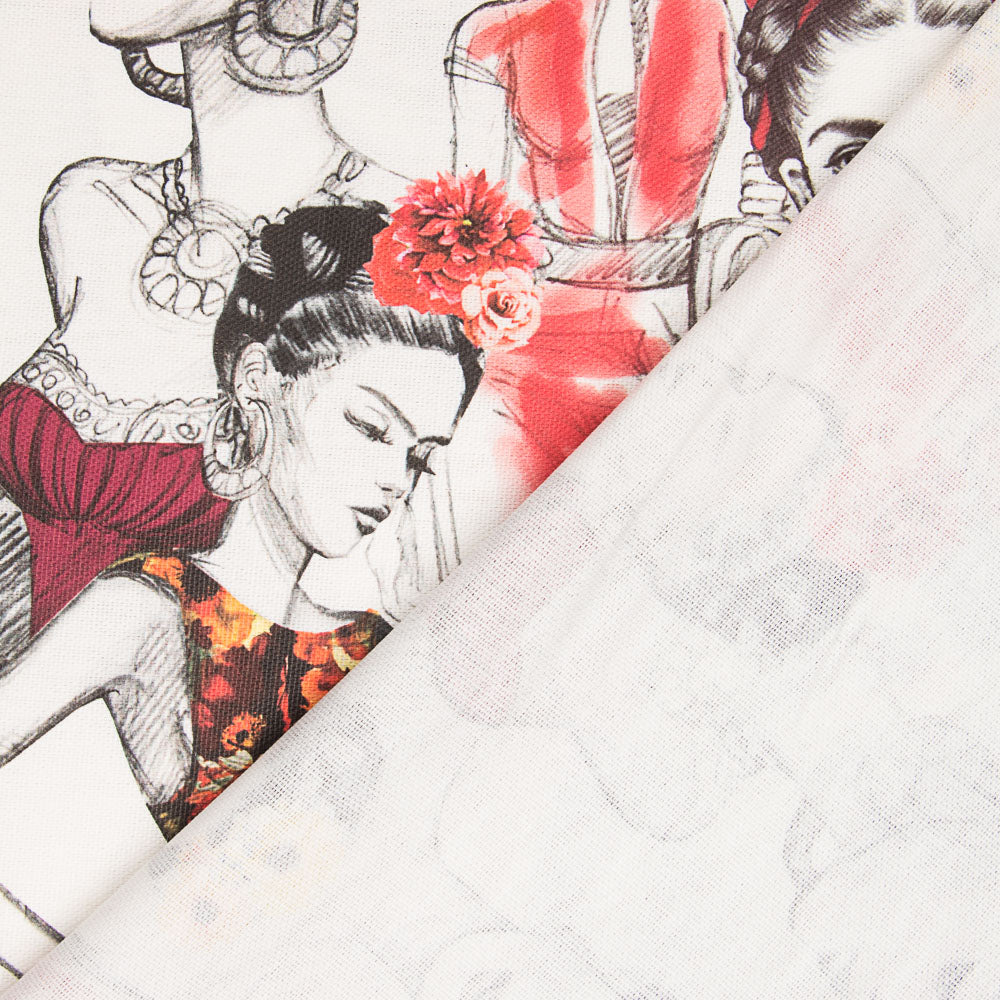 Loneta Fashion Frida Kahlo - Ribes y Casals