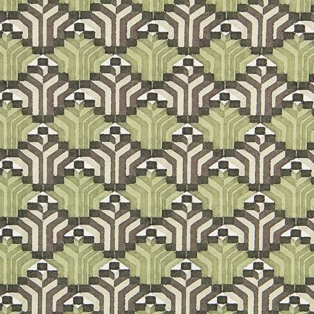 Lona Geométrica 3D Verde - Ribes y Casals