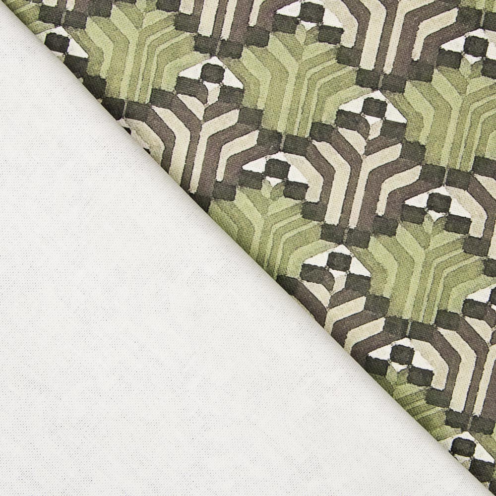 Lona Geométrica 3D Verde - Ribes y Casals