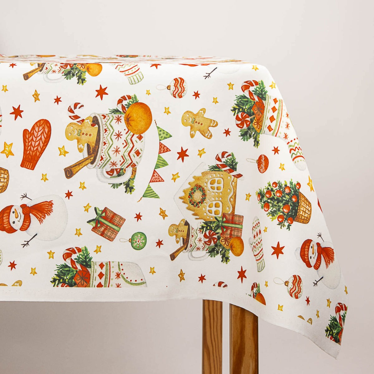 Toalha de Mesa Panamá Estampada Natal - Ribes y Casals
