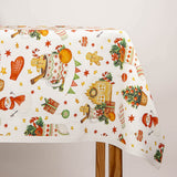 Toalha de Mesa Panamá Estampada Natal - Ribes y Casals