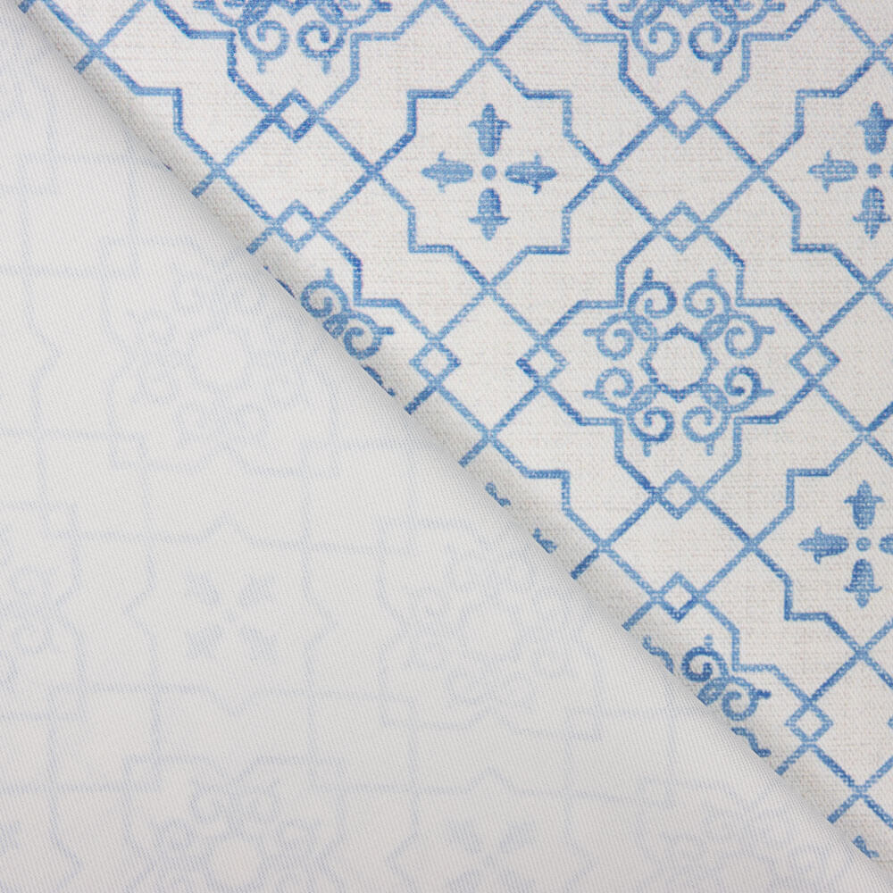 Tela Anti-Manchas Geo Azul - Ribes y Casals