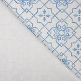 Tela Anti-Manchas Geo Azul - Ribes y Casals