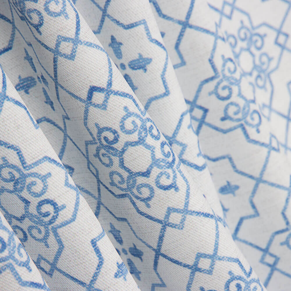 Tela Anti-Manchas Geo Azul - Ribes y Casals