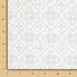 Tela Anti-Manchas Geo Cinza Claro - Ribes y Casals